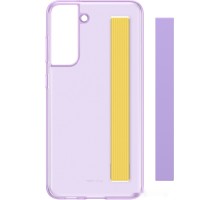 Чехол Samsung Slim Strap Cover S21 FE (фиолетовый)