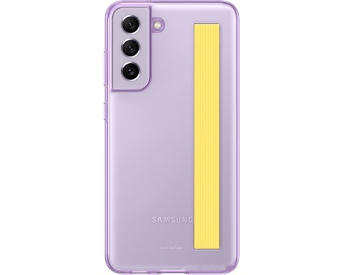 Чехол Samsung Slim Strap Cover S21 FE (фиолетовый)