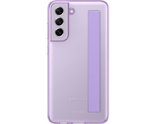 Чехол Samsung Slim Strap Cover S21 FE (фиолетовый)