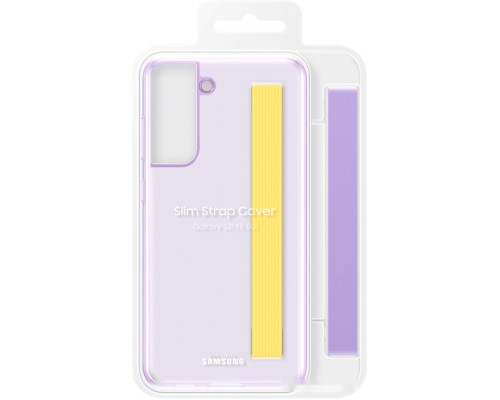 Чехол Samsung Slim Strap Cover S21 FE (фиолетовый)