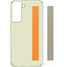 Чехол Samsung Slim Strap Cover S21 FE (оливковый)