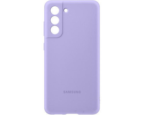 Чехол Samsung Silicone Cover S21 FE (фиолетовый)