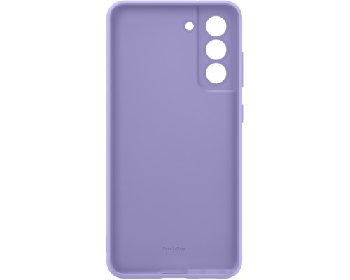 Чехол Samsung Silicone Cover S21 FE (фиолетовый)