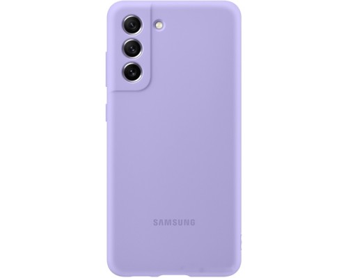 Чехол Samsung Silicone Cover S21 FE (фиолетовый)