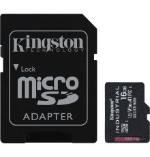 Карта памяти Kingston Industrial microSDHC SDCIT2/16GB 16GB (с адаптером)