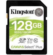 Карта памяти Kingston Canvas Select Plus SDXC 128GB