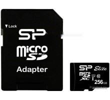 Карта памяти Silicon Power microSDXC SP256GBSTXBU1V10SP 256GB (с адаптером)