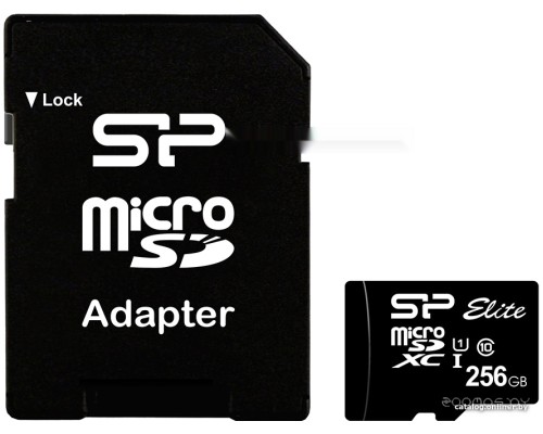 Карта памяти Silicon Power microSDXC SP256GBSTXBU1V10SP 256GB (с адаптером)