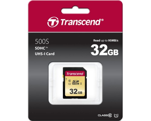 Карта памяти Transcend SDHC 500S 32GB