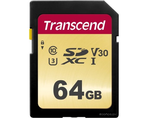 Карта памяти Transcend SDXC 500S 64GB