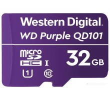 Карта памяти Western Digital Purple SC QD101 microSDHC WDD032G1P0C 32GB