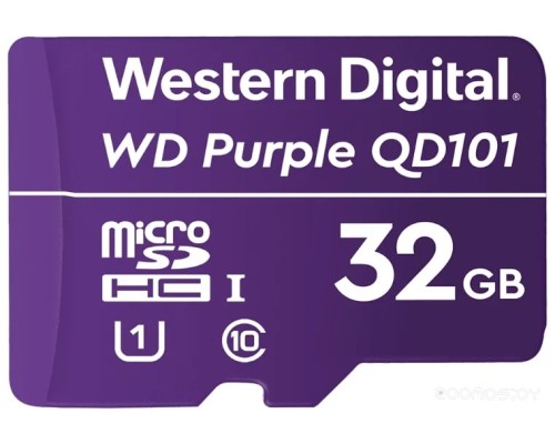 Карта памяти Western Digital Purple SC QD101 microSDHC WDD032G1P0C 32GB