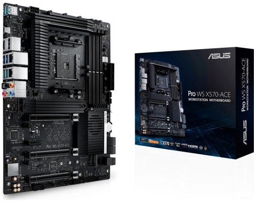 Материнская плата Asus Pro WS X570-ACE