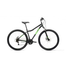 Велосипед ALTAIR MTB HT 29 2.0 disc (21, черный/ярко-зеленый, 2022)