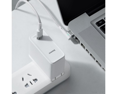 Кабель Baseus CATXC-W02 USB Type-C - MagSafe (2 м, белый)