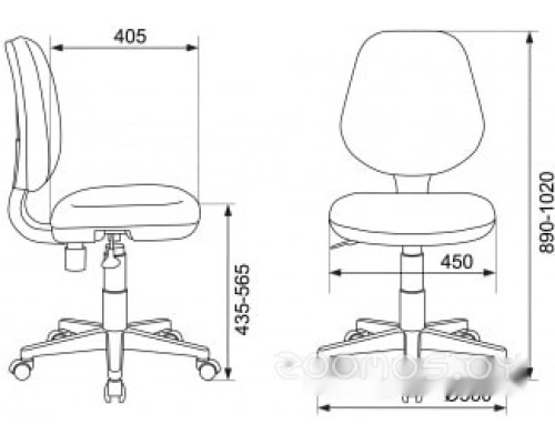 Компьютерное кресло Бюрократ CH-W213/TW-13A (розовый)