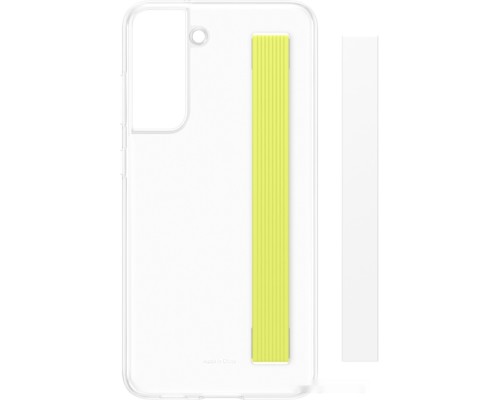 Чехол Samsung Slim Strap Cover S21 FE (белый)