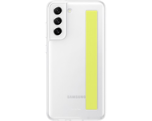 Чехол Samsung Slim Strap Cover S21 FE (белый)