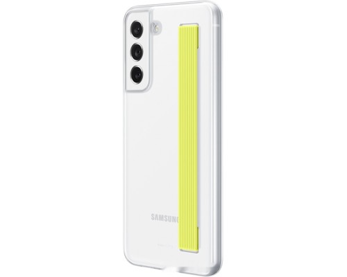 Чехол Samsung Slim Strap Cover S21 FE (белый)