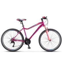 Велосипед Stels Miss 5000 V 26 V050 (18, фиолетовый/розовый, 2022)