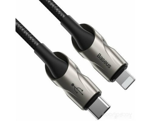 Кабель Baseus CATLYY-01 USB Type-C - Lightning (1 м, черный)