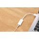 Адаптер Ugreen US206 30712 USB Type-A - 3.5 мм (0.15 м, белый)