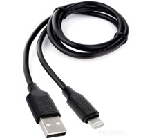 Кабель Cablexpert USB Type-A - Lightning CCB-USB-AMAPO2-1MB (1 м, черный)