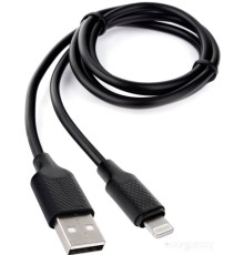 Кабель Cablexpert USB Type-A - Lightning CCB-USB-AMAPO2-1MB (1 м, черный)