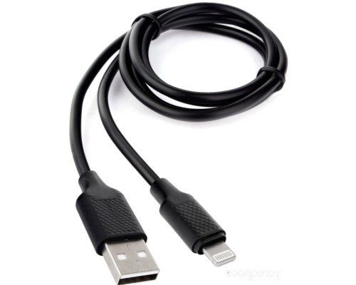 Кабель Cablexpert USB Type-A - Lightning CCB-USB-AMAPO2-1MB (1 м, черный)