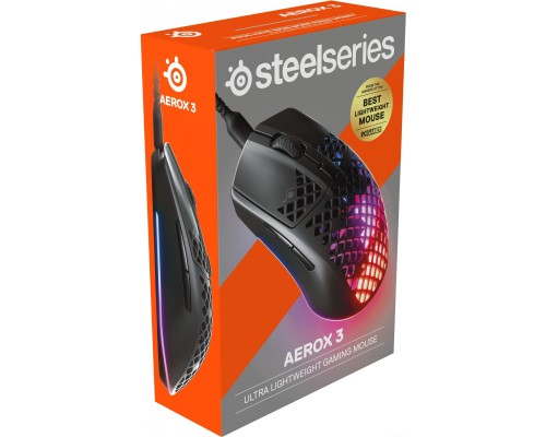 Игровая мышь SteelSeries Aerox 3 2022 Edition (черный)