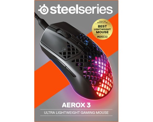 Игровая мышь SteelSeries Aerox 3 2022 Edition (черный)