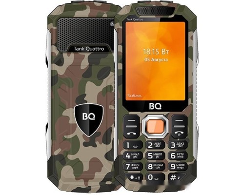 Мобильный телефон BQ-Mobile BQ-2819 Tank Quattro (камуфляж)