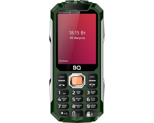 Мобильный телефон BQ-Mobile BQ-2817 Tank Quattro Power (зеленый)