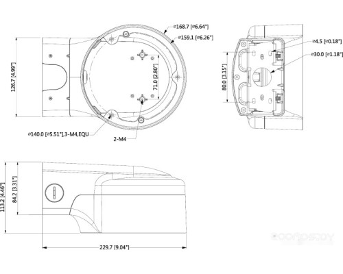 Кронштейн Dahua DH-PFB210W