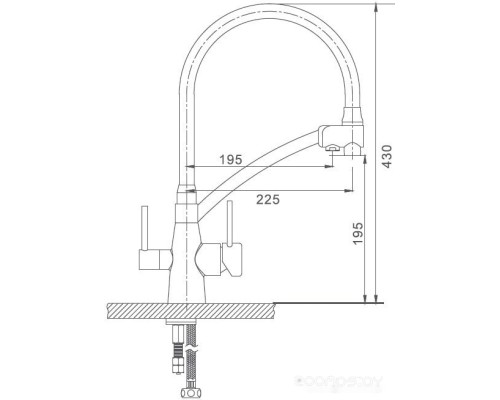 Смеситель Gappo G4398-16