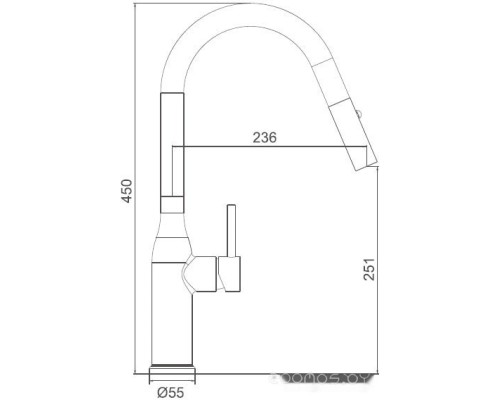 Смеситель Gappo G4398-46