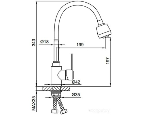 Смеситель Frud R42052-30