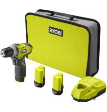 Дрель-шуруповерт Ryobi RCD1201-220S 5133005059 (с 2-мя АКБ, сумка)