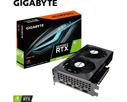 Видеокарта Gigabyte GeForce RTX 3050 Eagle 8G GV-N3050EAGLE-8GD