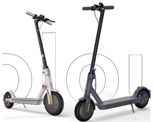 Электросамокат Xiaomi Mi Electric Scooter 3 BHR4854GL (onyx black)