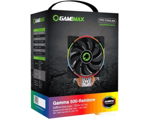 Кулер для процессора GameMax GAMMA 500 Rainbow