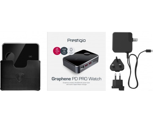 Портативное зарядное устройство Prestigio Graphene PD Pro Watch Edition (зарядная станция)