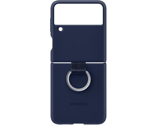 Чехол Samsung Silicone Cover with Ring для Samsung Galaxy Z Flip3 (морской)