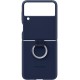 Чехол Samsung Silicone Cover with Ring для Samsung Galaxy Z Flip3 (морской)