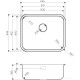 Кухонная мойка Omoikiri Omi 54-U/IF IN