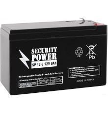 Аккумулятор для ИБП Security Power SP 12-9 F1 (12В/9 А·ч)