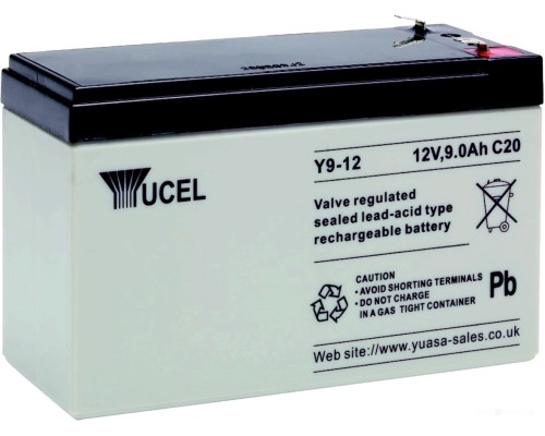 Аккумулятор для ИБП Yuasa Yucel Y9-12 (12В/9 А·ч)