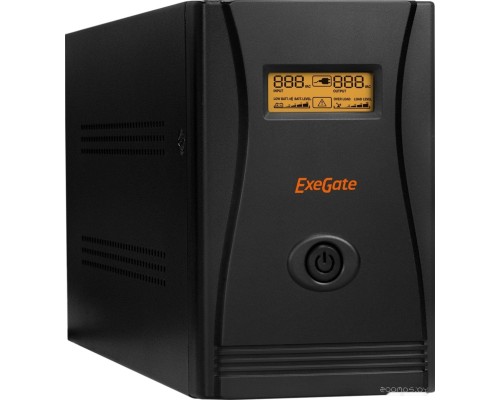 Источник бесперебойного питания Exegate SpecialPro Smart LLB-1200.LCD.AVR.EURO.RJ.USB