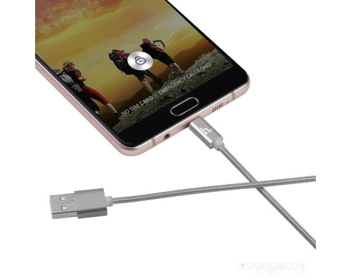 Кабель Hoco X2 microUSB (1 м, серый)