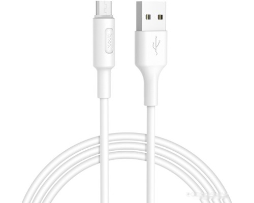 Кабель Hoco X25 microUSB (белый)